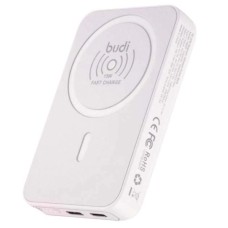 Бездротовий акумулятор Budi M8J081 20W 10000mAh (Білий) U Бездротовий акумулятор Budi M8J081 20W 10000mAh (Білий) U