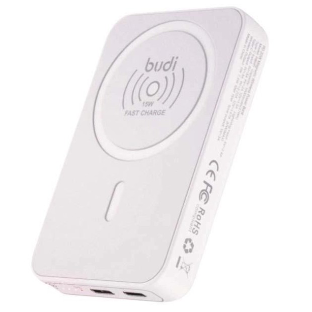 Беспроводной аккумулятор Budi M8J081 20W 10000mAh (White) U
