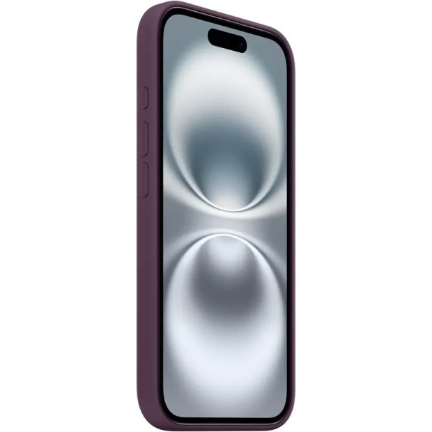 Чехол Silicone Case with MagSafe Apple iPhone 16 (Plum) (Original)