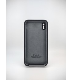 Чохол Original Square RoundCam із силікону для Apple iPhone XS Max (07) чорний.