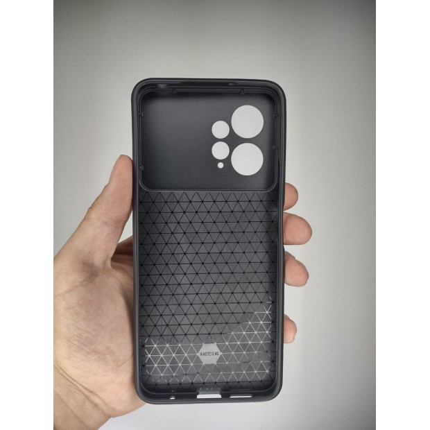 Чохол-бронь Ring Serge Armor для Xiaomi Redmi Note 12 4G (ShutCam) (Чорний)