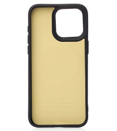 Накладка Beats Leather Textured MagSafe для Apple iPhone 15 Pro Max (Чорна)