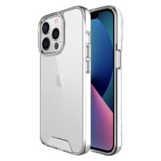 Силіконова обкладинка Space Case для Apple iPhone 13 Pro Max (Прозора)