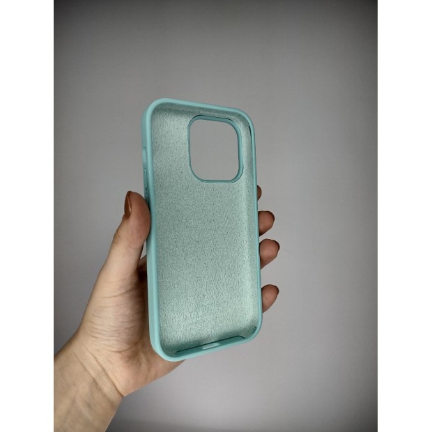 Силіконовий прозорий чохол Sea Blue для Apple iPhone 14 Pro (23)