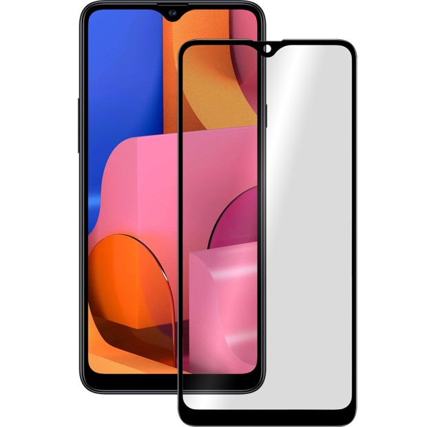Захисне скло 5D Japan HD Samsung Galaxy A20S / A02S / A12 / A03S / A03Core / A04 / A04S / A70 Чорне