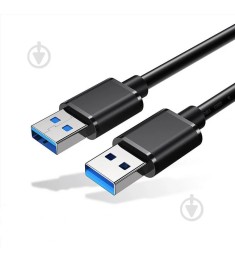 USB-кабель ESSAGER AM-AM (0.5m) (USB3.0-USB3.0) (Black) EXCAA-YTB01