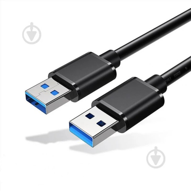 USB-кабель ESSAGER AM-AM (0.5m) (USB3.0-USB3.0) (Black) EXCAA-YTB01