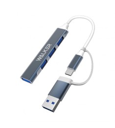 Adapter USB HUB Walker WHUB-11 (Type-C to 4USB 3.0)