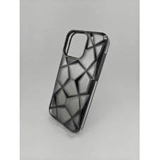 Накладка 3D Prism Metal для Apple iPhone 16 Pro Max (Чорна)