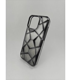 Накладка 3D Prism Metal для Apple iPhone 16 Pro Max (Чорна)