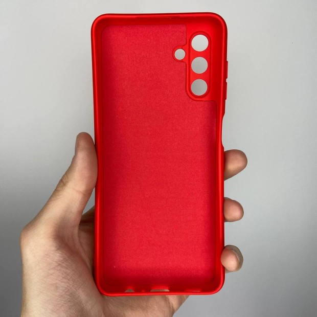 Силіконовий оригінальний чохол Samsung Galaxy A04S (2022) (ShutCam) (Червоний)