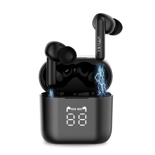 Безпровідні навушники-гарнітура вакуумні iMiLab iMiki Earphone T13 (Чорні)