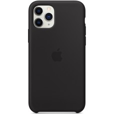 Силіконовий оригінальний чохол Apple для iPhone 11 Pro Max (07) Чорний