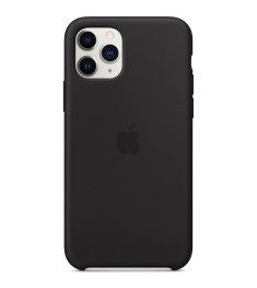 Силіконовий оригінальний чохол Apple для iPhone 11 Pro Max (07) Чорний