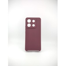 Силіконовий чохол Original Xiaomi Redmi Note 13 Pro 5G  /  Poco X6 5G (ShutCam) (Бордовий)