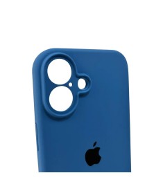 Силіконовий оригінальний чохол RoundCam для Apple iPhone 16 (12) Королівський си..
