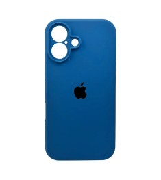 Силикон Original RoundCam Case Apple iPhone 16 (12) Royal Blue