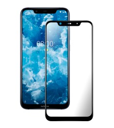 Захисне скло 5D Japan HD для Nokia 8.1 Чорне
