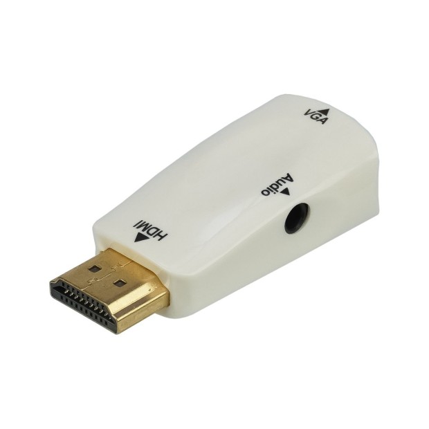 Перехідник Rivex HDMI - VGA + AUX 3.5 мм