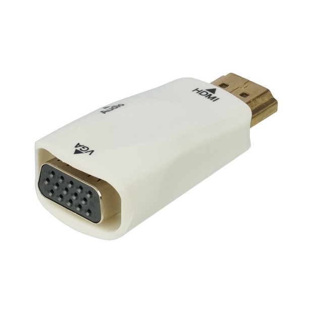 Перехідник Rivex HDMI - VGA + AUX 3.5 мм