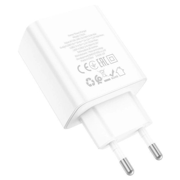 СЗУ-адаптер Hoco C102A QC3.0 18W 4USB (Белый)