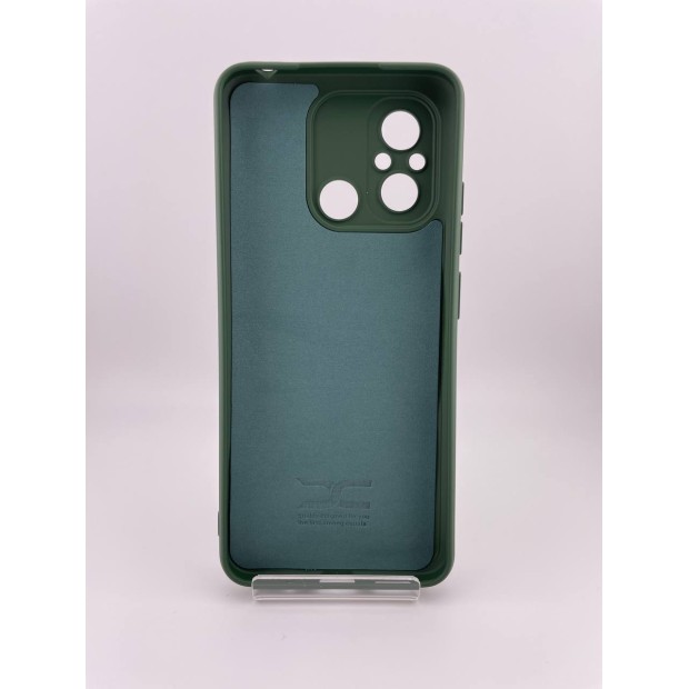 Силикон Original Xiaomi Redmi 12C / 11A (ShutCam) (Тёмно-зелёный)