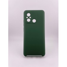 Силикон Original Xiaomi Redmi 12C / 11A (ShutCam) (Тёмно-зелёный)
