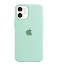 Силіконовий оригінальний чохол Apple iPhone 12 Mini (21) бірюзовий.