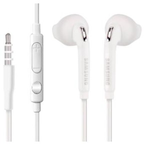 Проводные наушники-гарнитура вкладыши Samsung EO-EG920BW (3.5 Jack) (Белый)
