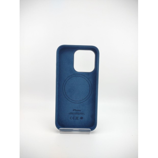 Чохол Silicone Case with MagSafe для Apple iPhone 15 Pro (Storm Blue)