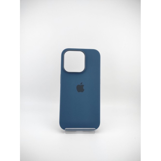 Чехол Silicone Case with MagSafe Apple iPhone 15 Pro (Storm Blue)