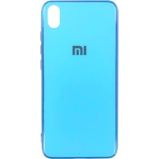Накладка Glass Case Xiaomi Redmi 7A (Голубой)