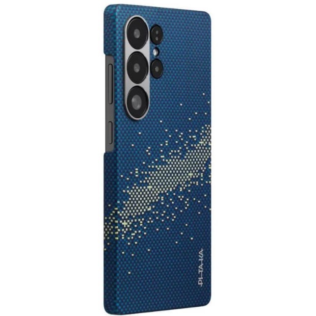 Накладка Pitaka Tactile Woven Case StarPeak Milky Way Samsung Galaxy S25 Ultra