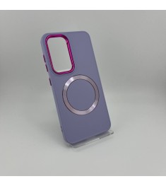 Металева накладка на камеру з MagSafe для Samsung Galaxy S24 (Темна фіалка)