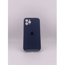 Оригінальний силіконовий чохол Square RoundCam для Apple iPhone 11 Pro (09) в кольорі Midnight Blue.