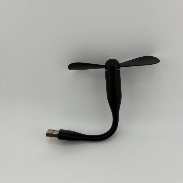 Портативний гнучкий USB міні-вентилятор для ноутбука і PowerBank (Чорний)