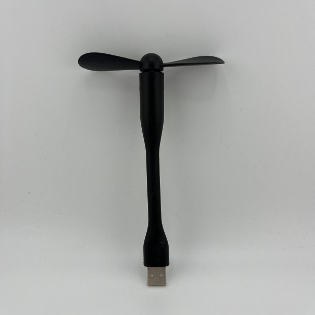 Портативний гнучкий USB міні-вентилятор для ноутбука і PowerBank (Чорний)