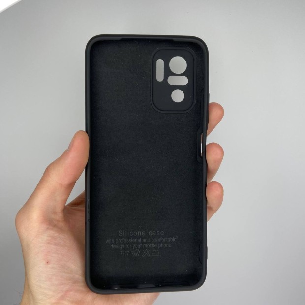 Силікон Original Xiaomi Redmi Note 10  /  Note 10S (ShutCam) (Чорний)