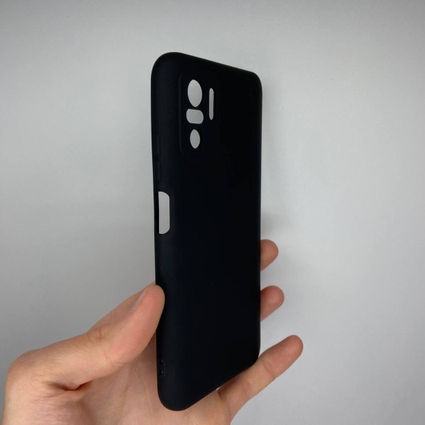 Силікон Original Xiaomi Redmi Note 10  /  Note 10S (ShutCam) (Чорний)