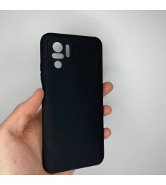 Силікон Original Xiaomi Redmi Note 10  /  Note 10S (ShutCam) (Чорний)