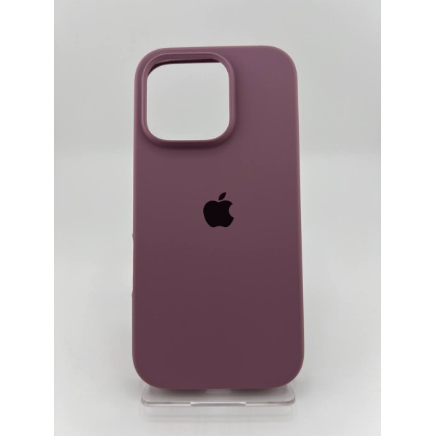 Силіконовий оригінальний чохол для Apple iPhone 16 Pro (01) Bilberry Силіконовий оригінальний чохол для Apple iPhone 16 Pro (01) Bilberry