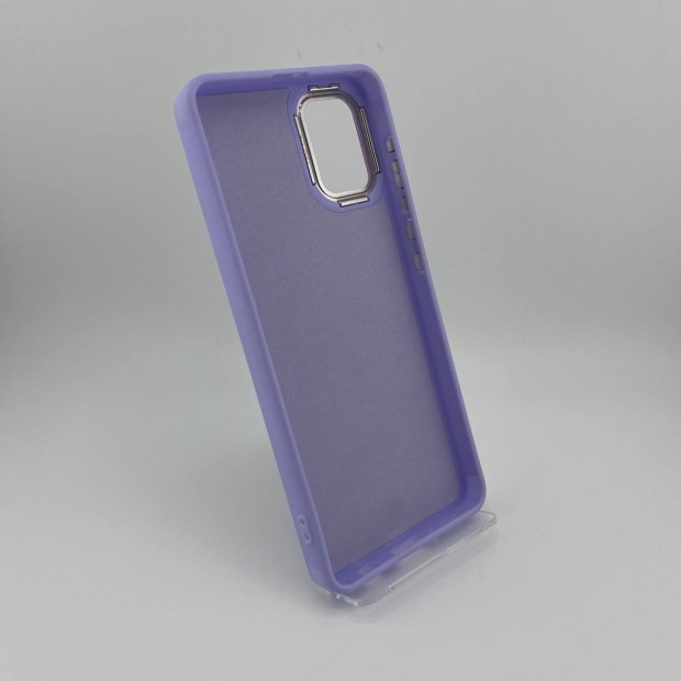 Бампер Metal Camera для Samsung Galaxy A31 (Фіалковий)