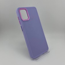Бампер Metal Camera для Samsung Galaxy A31 (Фіалковий)
