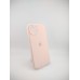 Силіконовий оригінальний чохол RoundCam для Apple iPhone 14 (рожевий крейдяний)