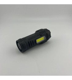 Ліхтарик LED KJ-6831 з акумулятором 400mAh (Чорний)
