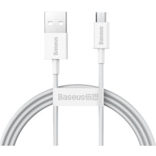 USB-кабель Baseus Superior 2A (1m) (MicroUSB) (Белый) CAMYS-02 USB-кабель Baseus Superior 2A (1m) (MicroUSB) (Белый) CAMYS-02, Харьков, Киев, Украинга