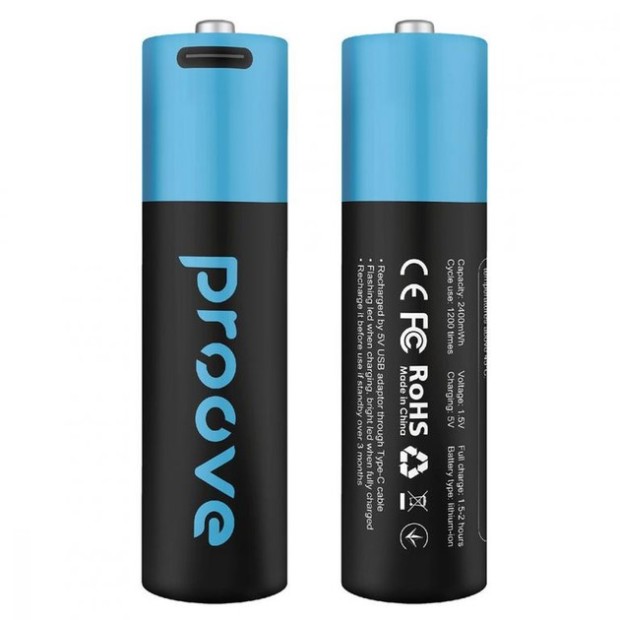 Аккумулятор Proove Compact Energy AA (2pcs) (Black) RBCE26010008
