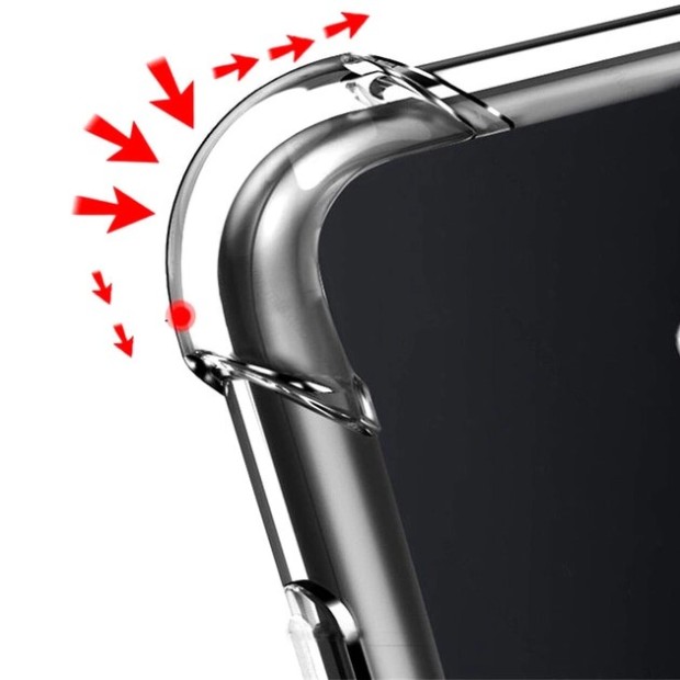Силикон 6D Realme C61 4G (ShutCam) (Прозрачный)