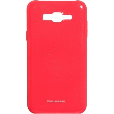 Силикон Molan Shining Samsung Galaxy J7 (2015) J700 (Светло-красный)