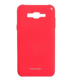 Силіконовий чохол Molan Shining для Samsung Galaxy J7 (2015) J700 (Світло-червон..